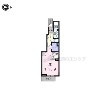 イターナルパレス?【1階】の間取り