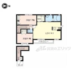 シャーメゾンみずほ【2階】の間取り