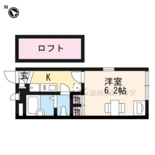 レオパレス渚西【1階】の間取り