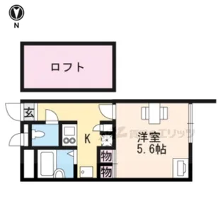 レオパレス渚西【1階】の間取り