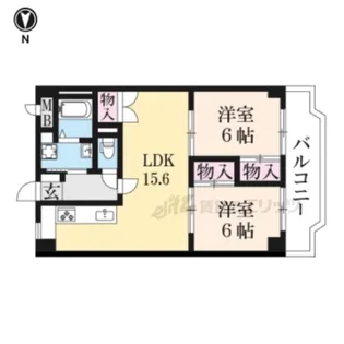 サンライト星ヶ丘【2階】の間取り