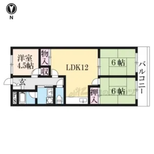 エレガンス登美ヶ丘ビル【3階】の間取り