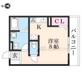 エスポワール東山【303号室】の間取り
