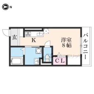 エスポワール東山【202号室】の間取り