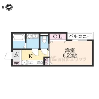 シエルグランデ町楠葉【2階】の間取り