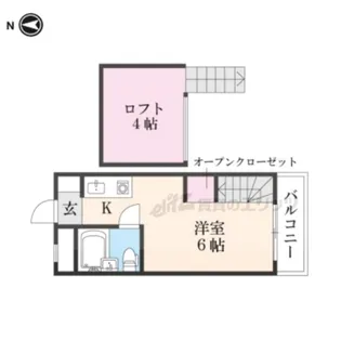 シティパレス21西大寺Part1【3階】の間取り