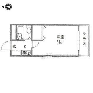シティパレス21西大寺Part1【1階】の間取り