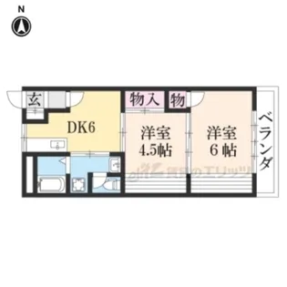 ライフステージ広瀬京田?【4階】の間取り