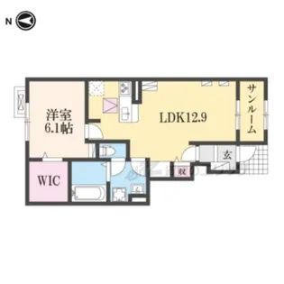 ステラハウス【102号室】の間取り