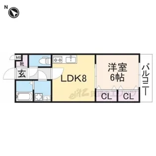 KTIレジデンス枚方【3階】の間取り
