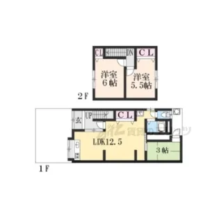 京都府京都市西京区大原野北春日町【一戸建】の間取り