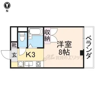 シャトレー【3階】の間取り