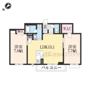 シャーメゾンレコルト【302号室】の間取り