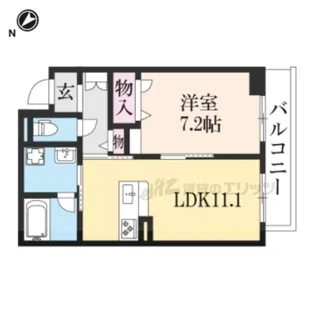 シャーメゾンレコルト【307号室】の間取り