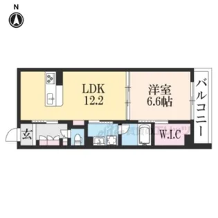 シャーメゾン北市【2階】の間取り