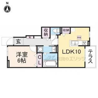 ベルオーブ?【1階】の間取り