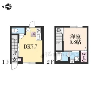 アムールYAM【1階】の間取り