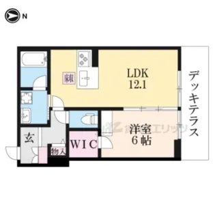 シャーメゾンFUJIMOTO?【1階】の間取り