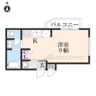 グラン・ディオール神光院【101号室】の間取り