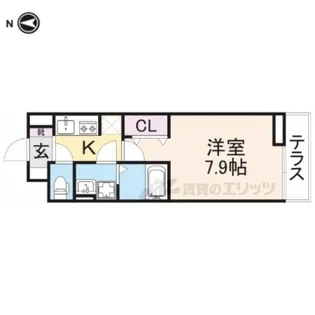 ブランドール【2階】の間取り