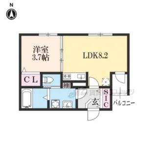 プレミアム・デイズ?【202号室】の間取り