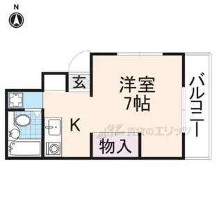 サンレイディアンスOKUDA【3階】の間取り