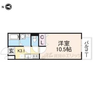 MarkVilla Ikoma【3階】の間取り