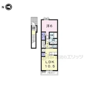 メゾンド・ジュネス【2階】の間取り
