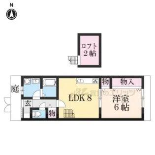 京都府京都市伏見区深草飯食町【一戸建】の間取り
