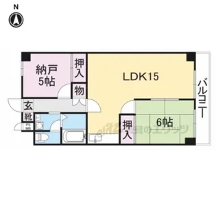 ガーデンハイツ香芝【2階】の間取り