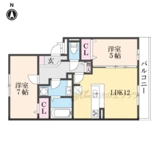 Fiorente Due【1階】の間取り