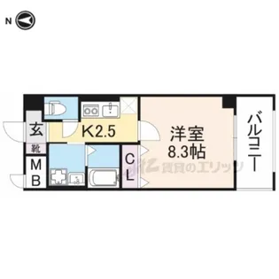 シエン枚方【9階】の間取り