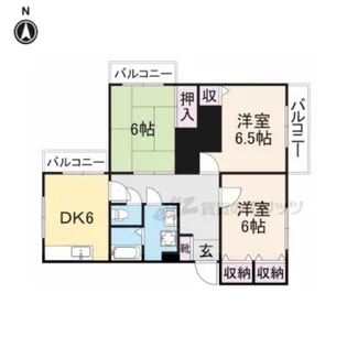 3DKの間取り画像