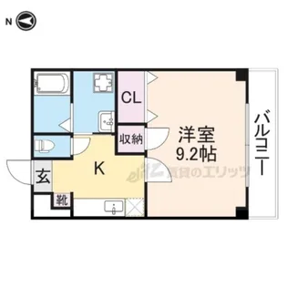 クリスタルコート【201号室】の間取り
