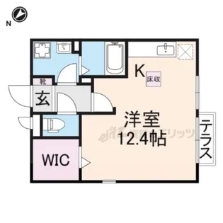 MAISON LAST WISTERIA【101号室】の間取り