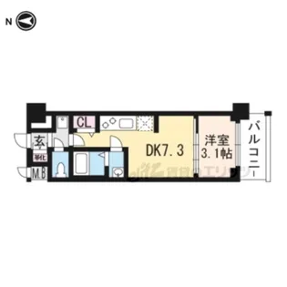 プレサンスTHE KYOTO 吉祥院【3階】の間取り