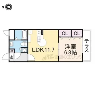 カワサキグランデージ【1階】の間取り