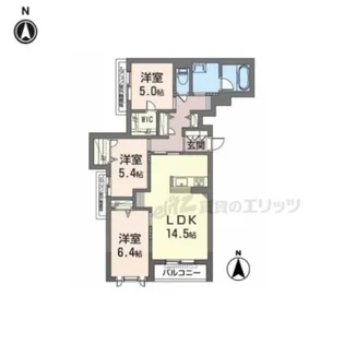 ウィダーホール’27【3階】の間取り