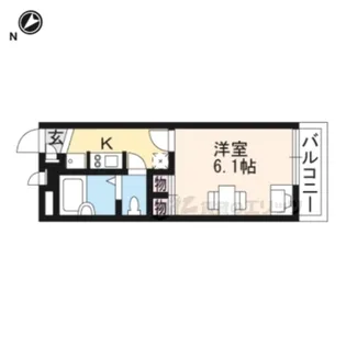 1Kの間取り画像