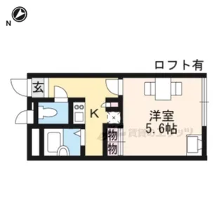 1Kの間取り画像