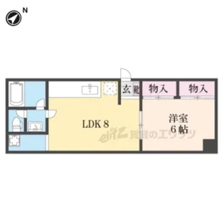 カーサ船橋【102号室】の間取り