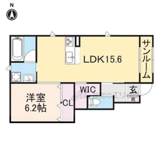 グランフォレスト【1階】の間取り