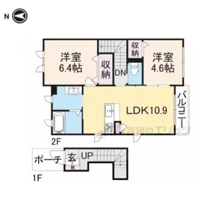 MINEHOUSE【2階】の間取り