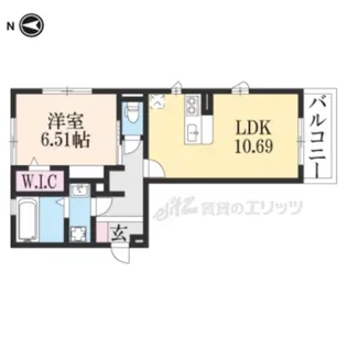 シャルマン大和郡山【3階】の間取り