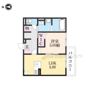 シャルマン大和郡山【3階】の間取り