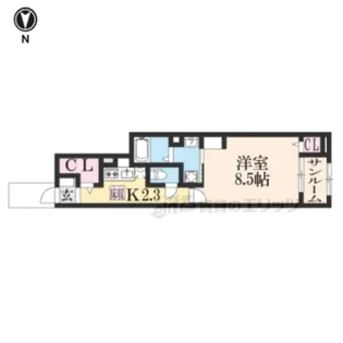 アメニティプラザ朱雀?【1階】の間取り