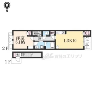 アメニティプラザ朱雀?【2階】の間取り