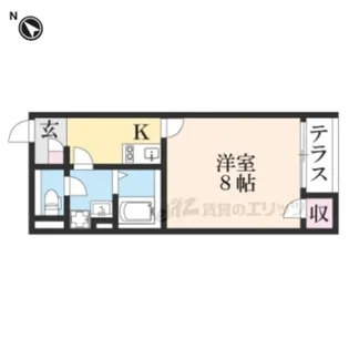 レオネクストイーストタウンヨザ【106号室】の間取り