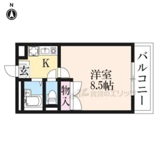 レオパレスエスパールビラ【2階】の間取り