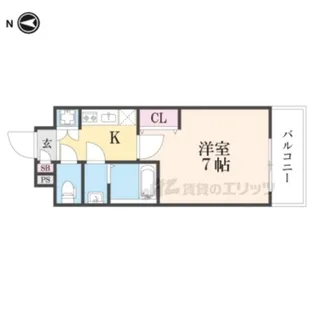 アドバンス京都デタンデュ【3階】の間取り